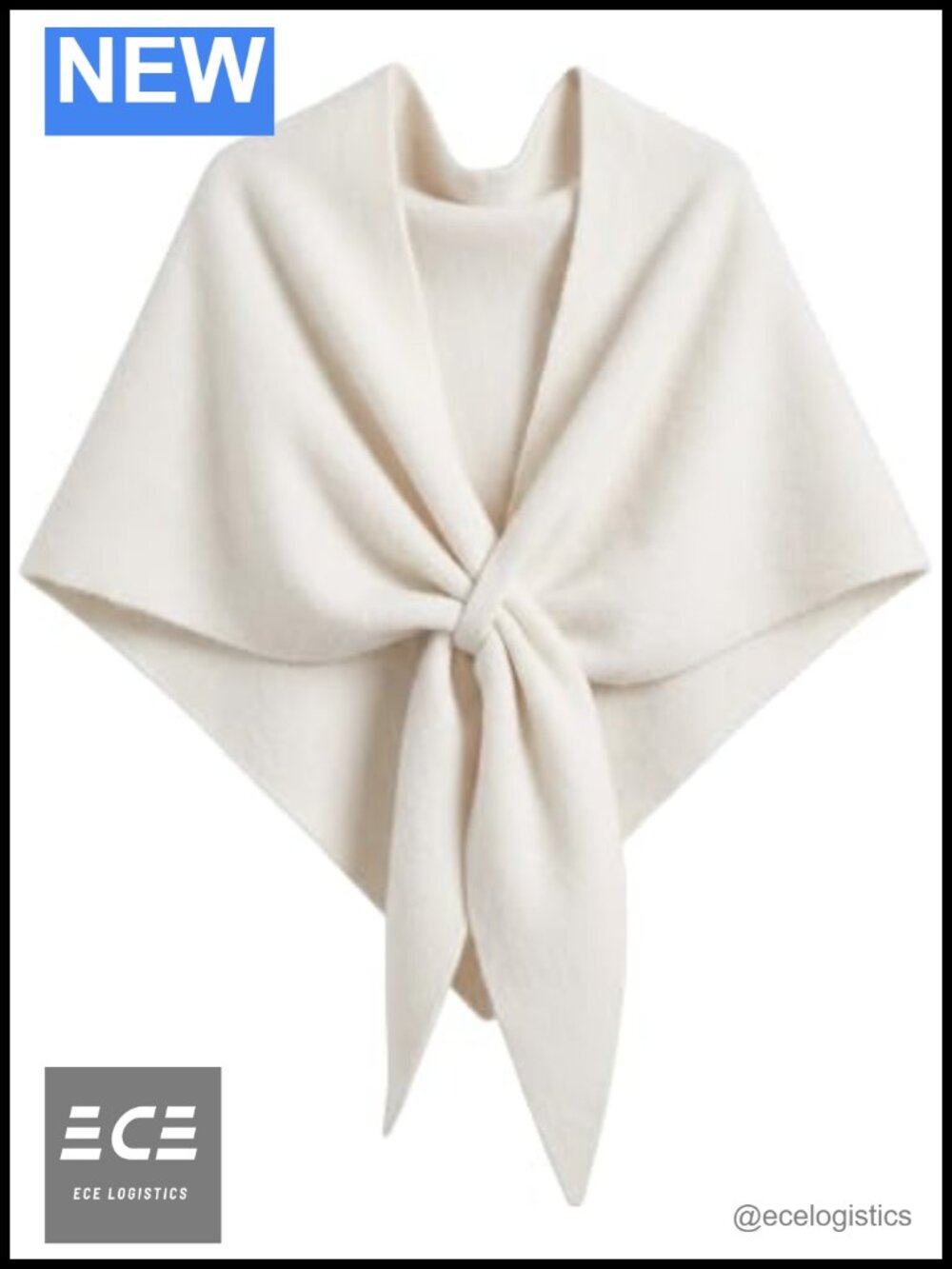 Knitted Shawl Wrap Women Winter Warm Scarf Poncho One Size